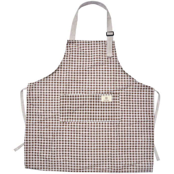 Clayre & Eef KT041.037G Grembiule 65x70 cm Marrone