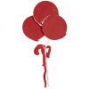 Clayre & Eef 65854 Decorazione Lecca Lecca 15x1x30 cm rosso bianco plastica
