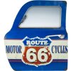 ZEP decorazione metallica retro porta auto design Route 66 41x47x5 cm look vintage