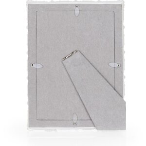 Cornice in resina ZEP Sabletes 15x20 cm bianco effetto vintage