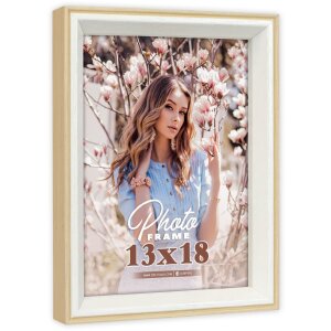 Cornice ZEP Essen 30x40 cm in legno naturale con vetro...