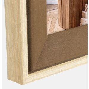 Portafoto in legno ZEP Bochum 15x20 cm colore A vetro trasparente aspetto legno naturale