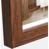 ZEP cornice in legno hall 10x15 cm profilo a blocchi marrone espositore in vetro trasparente
