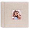 Album slip-in ZEP Aura beige 200 foto 10x15 cm album memo con campi di etichettatura