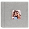 Album slip-in ZEP grigio Aura 200 foto 10x15 cm album memo con campo di etichettatura