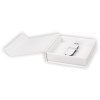 ZEP USB Box Alba Bianco Foto ritagliate 9x9 cm 11x11x3 cm senza chiavetta USB