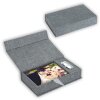 ZEP USB photo box Lodi lino grigio 23x12,5x5 cm senza chiavetta USB