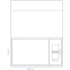 ZEP USB photo box Lodi lino grigio 23x12,5x5 cm senza chiavetta USB