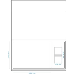 ZEP USB photo box Lodi crema copertina in lino 23x12 5x5 cm senza chiavetta USB