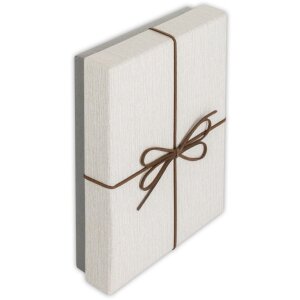 ZEP Box Piacenza A 32x32x4 cm Scatola regalo in carta con fiocco