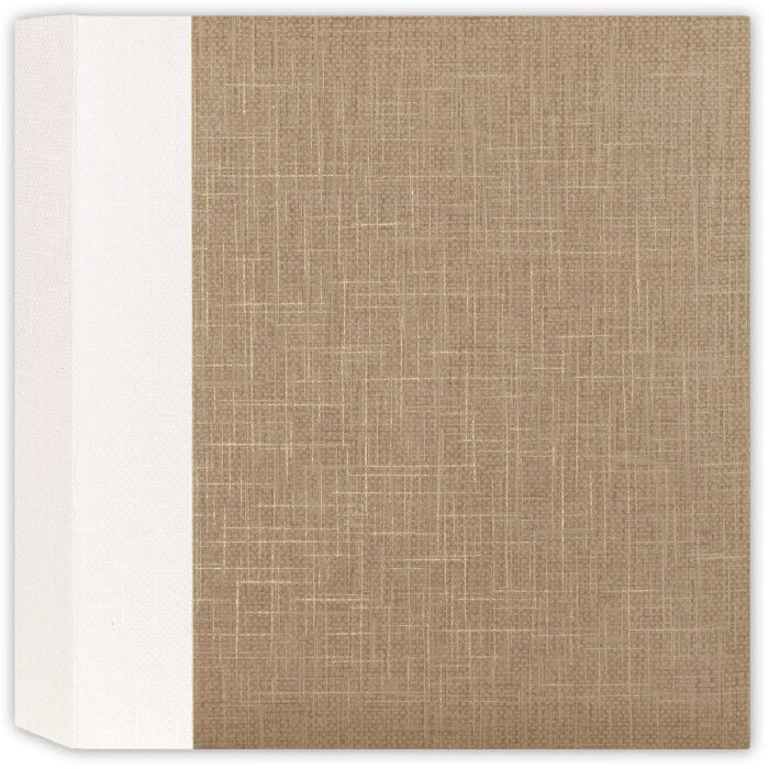 Album slip-in ZEP Praga 100 foto 10x15 cm design marrone bianco