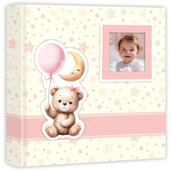 ZEP album per bambini Brian rosa 200 foto 10x15 cm orsetto design