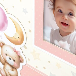 ZEP album per bambini Brian 24x24 cm rosa con motivo orso 40 pagine foto cartone
