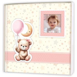 ZEP album per bambini Brian 24x24 cm rosa con motivo orso 40 pagine foto cartone