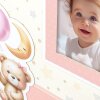 ZEP album per bambini Brian 24x24 cm rosa con motivo orso 40 pagine foto cartone