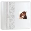 ZEP Album fotografico di matrimonio Margaret Bianco 32x32 cm 100 pagine motivo rosa