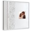 ZEP Album fotografico di matrimonio Margaret Bianco 32x32 cm 100 pagine motivo rosa