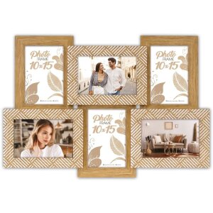 ZEP Portafoto in polistirolo Myrtos 6x 10x15 cm Marrone...