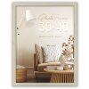 Cornice ZEP Genova 20x30 cm Bianco MDF effetto legno In piedi o appesa