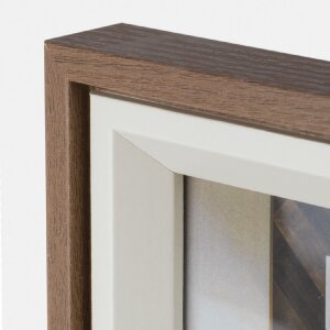ZEP Bologna cornice marrone 18x24 cm MDF effetto legno vetro trasparente