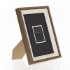 ZEP Bologna cornice marrone 18x24 cm MDF effetto legno vetro trasparente