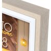 ZEP Bologna cornice crema 30x40 cm MDF effetto legno montaggio a parete