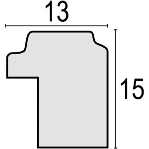 ZEP Cornice in polistirolo Bensen Bianco 30x40 cm