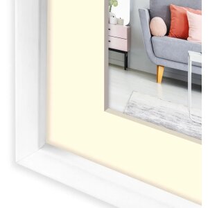 Cornice ZEP Polysterol Edison Bianco 30x45 cm senza passe-partout