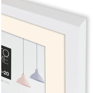 Cornice ZEP Polysterol Edison Bianco 30x45 cm senza passe-partout
