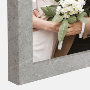 ZEP Lord Cornice in legno grigio 13x18 cm