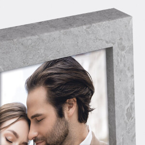 ZEP Lord Cornice in legno grigio 13x18 cm