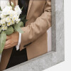 ZEP Lord Cornice in legno grigio 13x18 cm