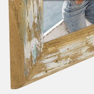ZEP Cornice in legno Martigny 13x18 cm Vintage Brown Blue