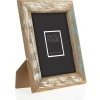 ZEP Cornice in legno Martigny 13x18 cm Vintage Brown Blue