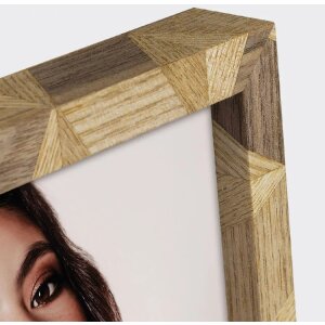 ZEP Cornice in legno Lisbona 10x15 cm Marrone Naturale Decorativa