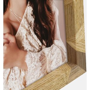 ZEP Cornice in legno Lisbona 10x15 cm Marrone Naturale Decorativa