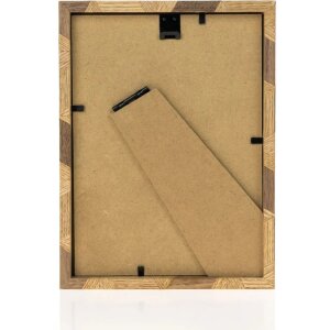 ZEP Cornice in legno Lisbona 10x15 cm Marrone Naturale Decorativa