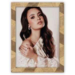 ZEP Cornice in legno Lisbona 13x18 cm Marrone Naturale...