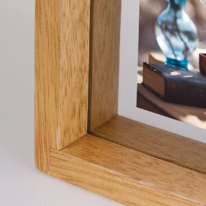 ZEP Vittel Naturale doppia cornice in legno 13x18 cm utilizzabile su entrambi i lati