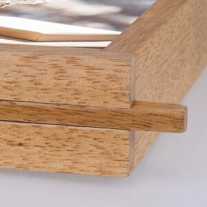 ZEP Vittel Naturale doppia cornice in legno 13x18 cm utilizzabile su entrambi i lati