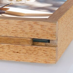 ZEP Vittel Naturale doppia cornice in legno 13x18 cm utilizzabile su entrambi i lati