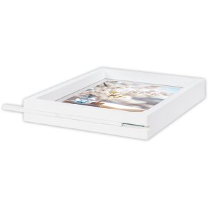 ZEP Vittel Bianco Doppia cornice in legno 13x18 cm utilizzabile su entrambi i lati