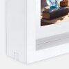 ZEP Vittel Bianco Doppia cornice in legno 13x18 cm utilizzabile su entrambi i lati