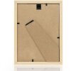 ZEP Cornice in legno Aosta Bianco 13x18 cm Superficie lucida Profilo modanatura da 1,4 cm