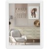 ZEP Cornice in legno Aosta White 15x20 cm con supporto e attacco a muro