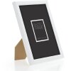 ZEP Cornice in legno Aosta White 15x20 cm con supporto e attacco a muro
