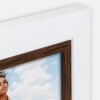 ZEP Doppia cornice Caen 2 quadri 13x18 cm Bianco Marrone 36x20,5 cm