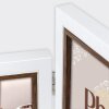 ZEP Doppia cornice Caen 2 quadri 13x18 cm Bianco Marrone 36x20,5 cm