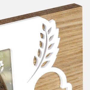 ZEP Manuela cornice 10x15 cm legno bianco natura