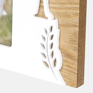 ZEP Manuela cornice 10x15 cm legno bianco natura